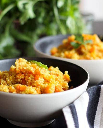 Quinoasotto aux carottes et aux épices au Thermomix