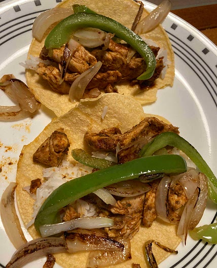Chicken or Shrimp Fajitas