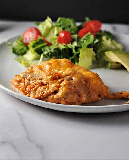 Keto Chicken Taco Casserole