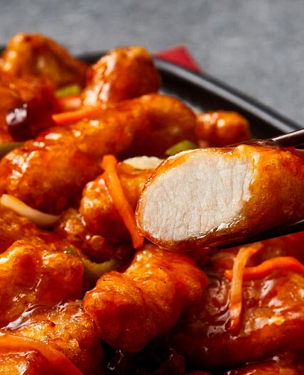 고메바삭쫄깃한 사천탕수육+중화게살볶음밥