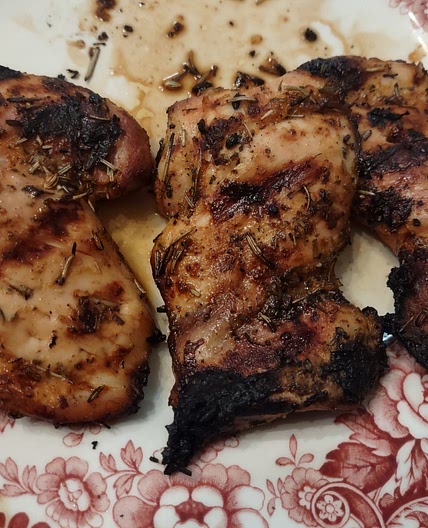 Mediterranean - Bbq herbes de Provence chicken thighs