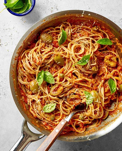 Smoky Eggplant Puttanesca