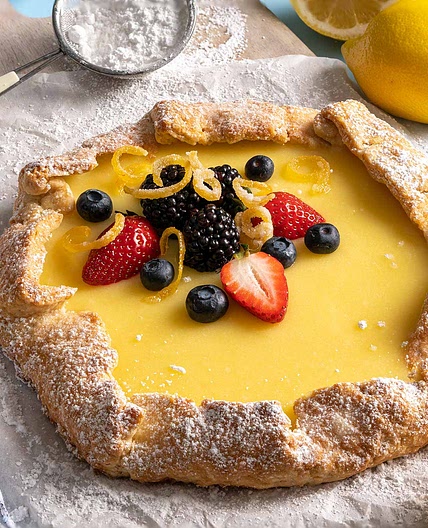 Lemon Curd Galette