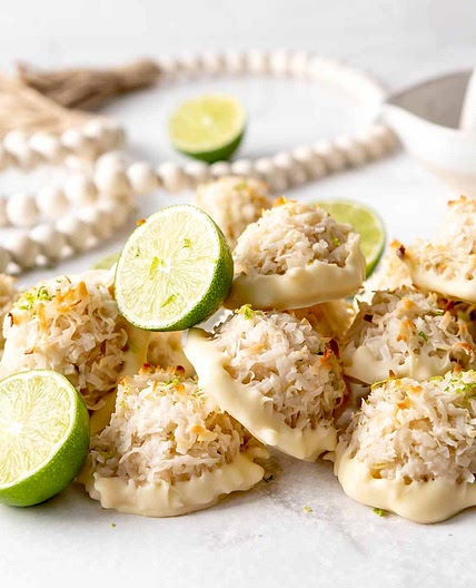 Coconut Lime Macaroons