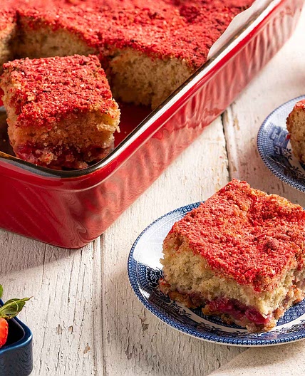 Strawberry Buttermilk Coffee Cake