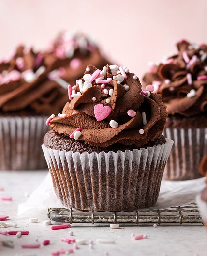 Small Batch Gluten Free Chocolate Cupcakes