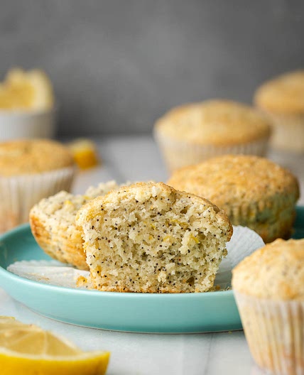 Gluten Free Lemon Poppyseed Muffins