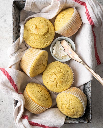 (Jiffy Copycat) Easy Gluten Free Corn Muffins