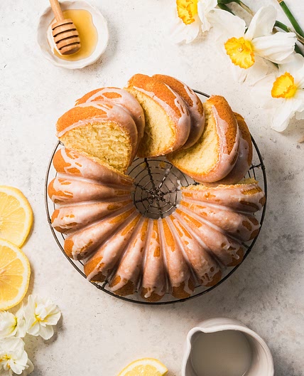 Gluten Free Glazed Lemon Bundt Cake