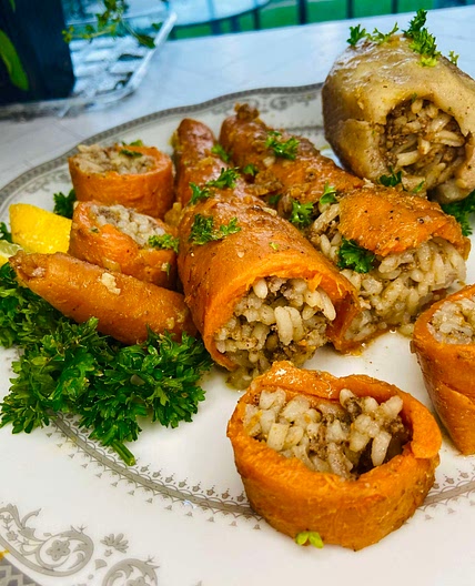 Mediterranean Stuffed Carrots and Potato’s