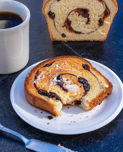 Sourdough Cinnamon Raisin Swirl Bread Recipe
