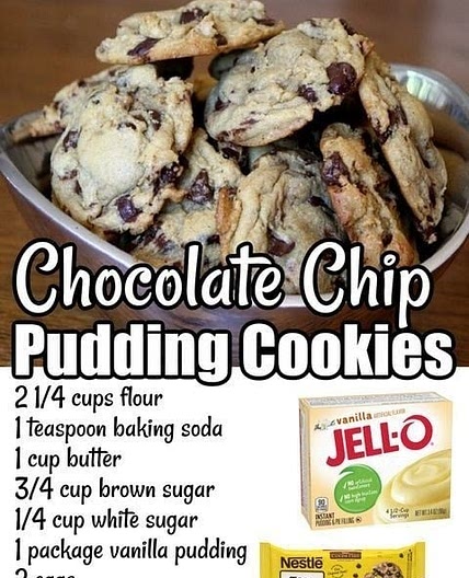 Chocolate Chip Pudding Cookies