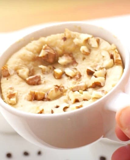 Amazing Baked Oats Cake - Only 1 Minute in the Microwave