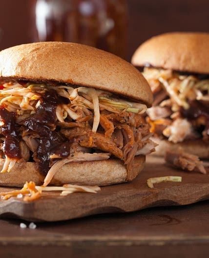 Spicy Pulled Chicken Burger