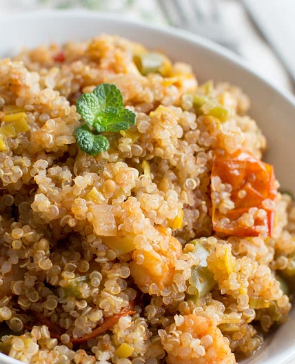 Delightful Asian Shrimp Quinoa Salad