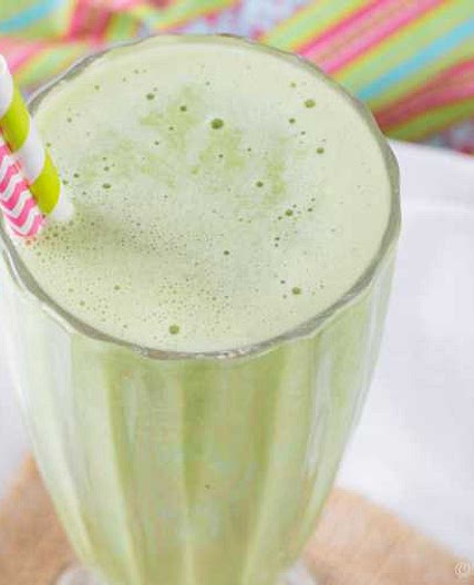 Healthy Shamrock Shake Mint Smoothie
