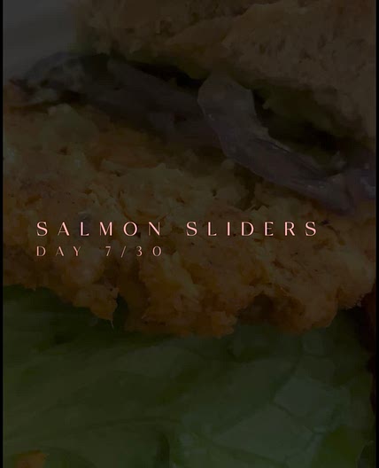 Salmon Sliders