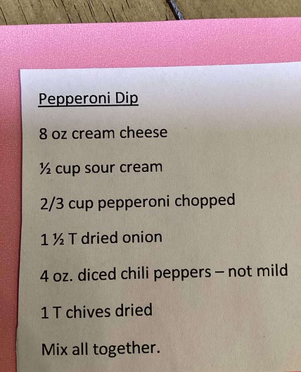 Pepperoni Dip
