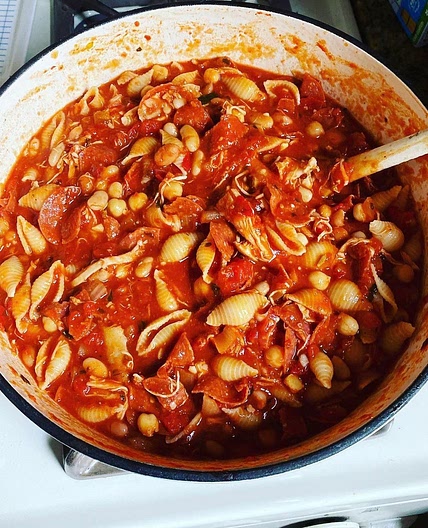 Past’ n Beans (or Pasta e fagioli ) — FoodTokTV
