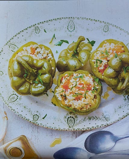 Poivrons farcis au riz
