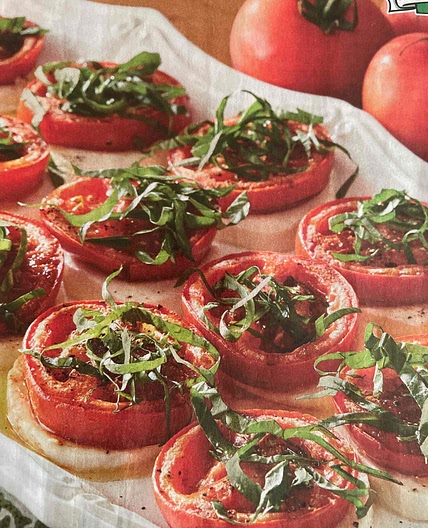 Roasted Tomato Caprese Salad