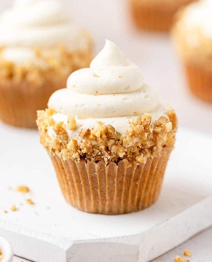 Brown Butter Carrot Cake Cupcakes