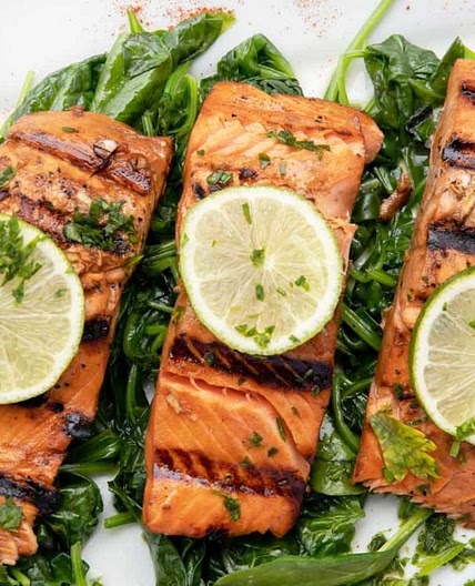 Marinated Grilled Salmon