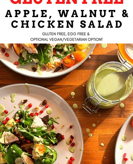 Gluten-Free Chicken Apple & Walnut Salad