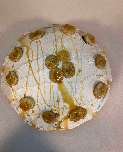 Banana Cake w/ Cream Cheese Frosting 