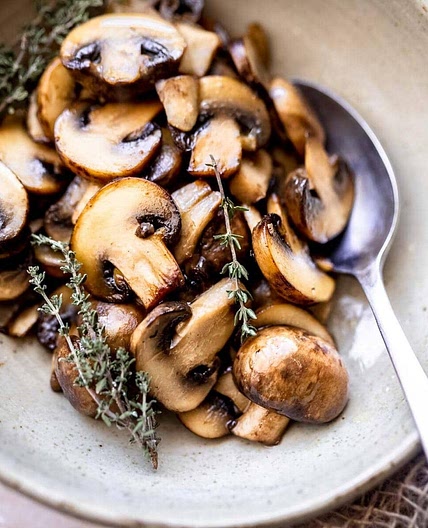 Quick + Easy Sautéed Mushrooms Recipe