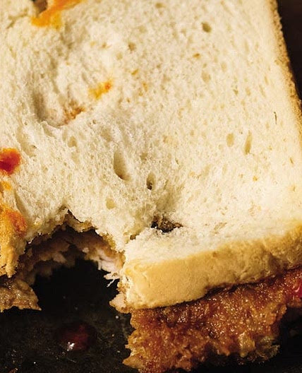 Macau-style pork chop sandwich
