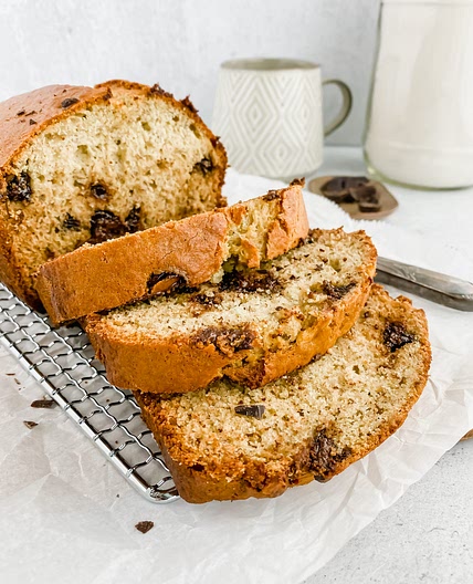 Easy Chocolate Chip Banana Bread Recipe