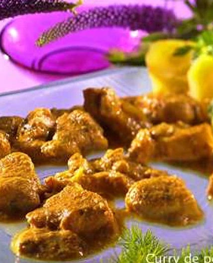 Seychellois chicken curry with coconut milk