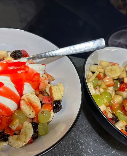 Fruit Chaat, 2 ways