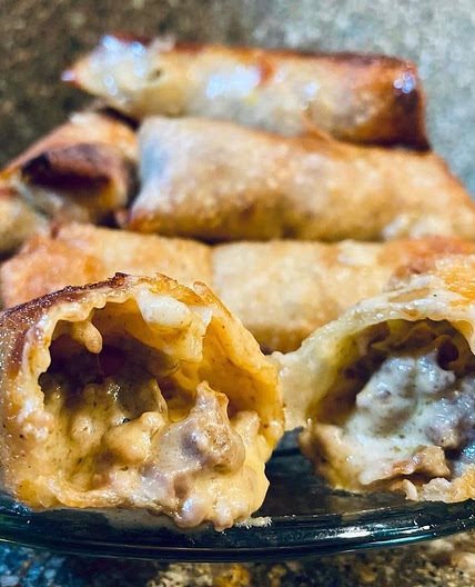Kayla’s Cheese Steak Eggrolls