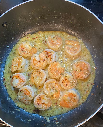 Simple Garlic Shrimp