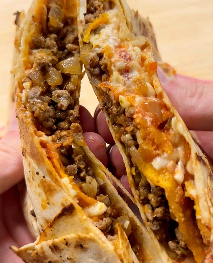 Cajun Beef Crunch Wrap