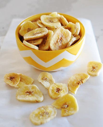 Baked Banana Chips