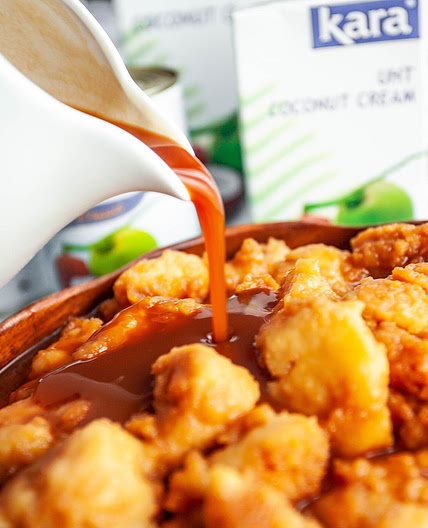 FaiKaKai (Coconut-Caramel Dumplings)