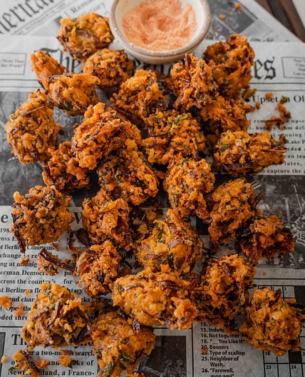 Piyaju | Crispy & Spicy Onion Fritters | Bangladeshi Ramadan Special — The Spice Odyssey