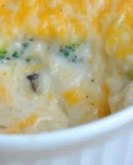 Broccoli Cheese & Rice Casserole
