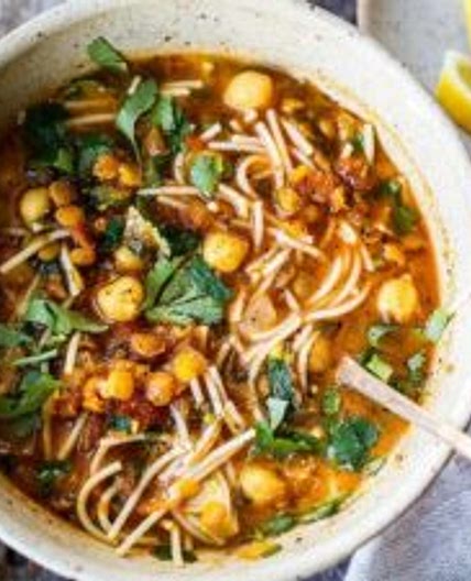 Moroccan Lentil and Chickpea Soup (Harira)
