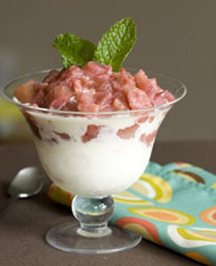 Sticky Ginger Candied Rhubarb Recipe