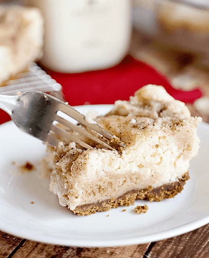 Keto Cheesecake Bars- Snickerdoodle Style!