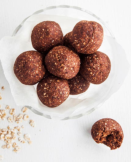 Raw Chocolate Brownie Bites (Nut-free)