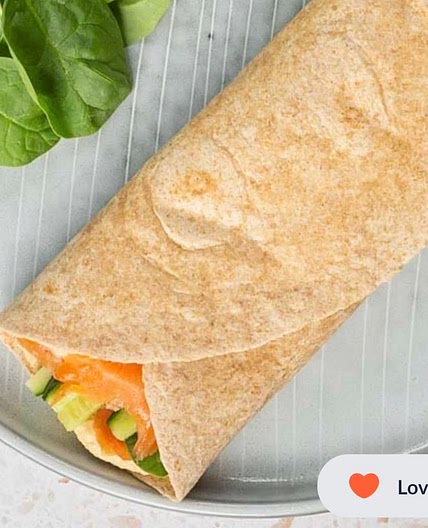 Smoked Salmon Protein Wrap