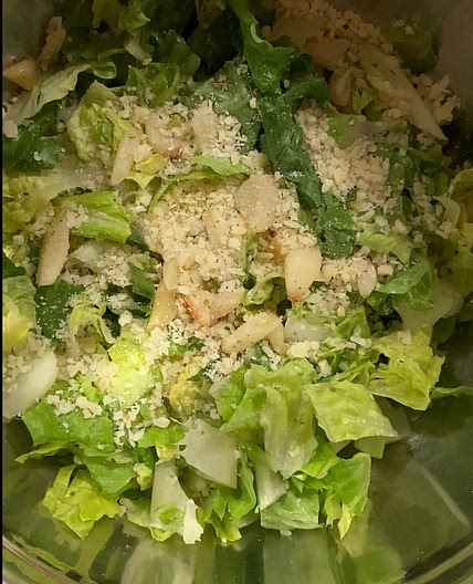 Roasted Garlic Cesar Salad 