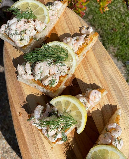 Swedish Shrimp Toast 