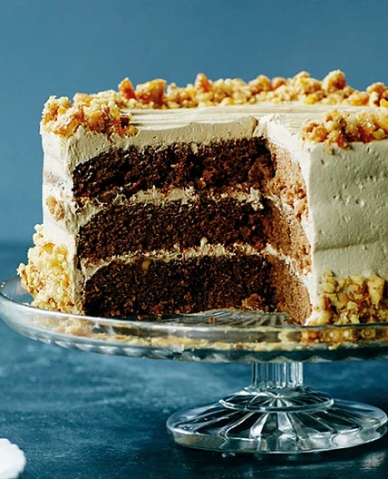 Coffee, Walnut and Cardamom Cake