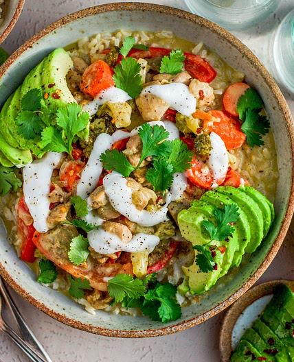 The BEST Avocado Curry
